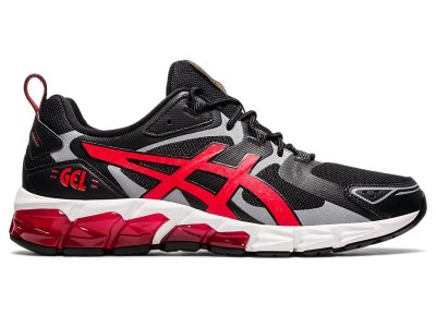 Men's Asics Gel-quantum 180 Sneakers Black/Classic Red Canada | CA9131-469