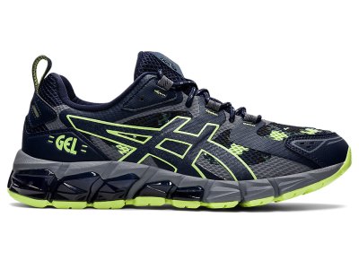 Men's Asics Gel-quantum 180 Sneakers Midnight/Lime Green Canada | CA1754-294