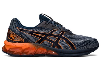 Men's Asics Gel-quantum 180 VII Sneakers French Blue/Lava Orange Canada | CA2428-947