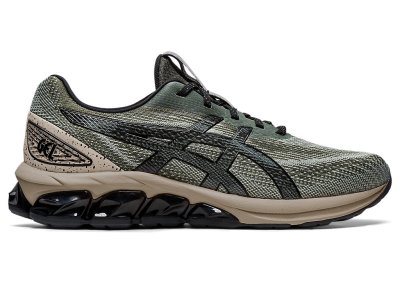 Men's Asics Gel-quantum 180 VII Sneakers Lichen Green/Olive Canvas Canada | CA4359-773