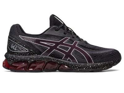 Men's Asics Gel-quantum 180 VII Sneakers Black/Cayenne Canada | CA6937-018