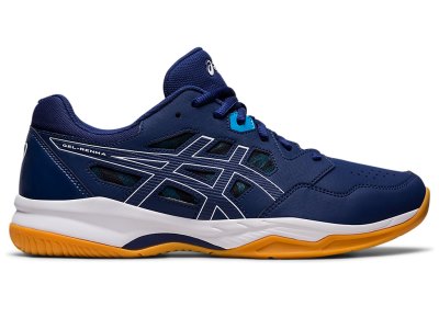 Men's Asics Gel-renma Tennis Shoes Indigo Blue/White Canada | CA9548-234