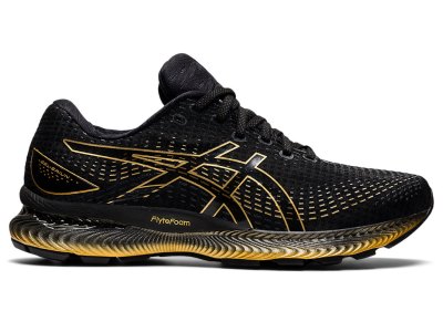 Men's Asics Gel-saiun Running Shoes Black/Pure Gold Canada | CA0997-638