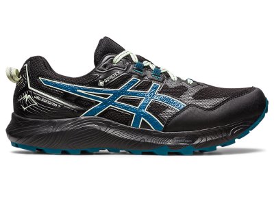 Men's Asics Gel-sonoma 7 GTX Running Shoes Black/Ink Teal Canada | CA6879-379