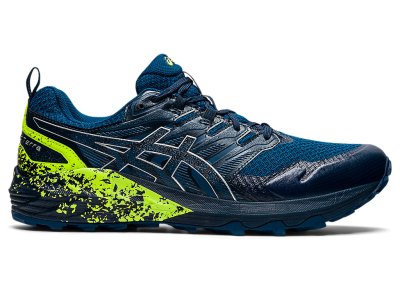 Men's Asics Gel-trabuco Terra Trail Running Shoes Mako Blue/Pure Silver Canada | CA7462-351