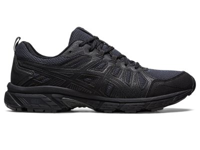 Men's Asics Gel-ventuRE 7 Trail Running Shoes Black/Black Canada | CA7873-633