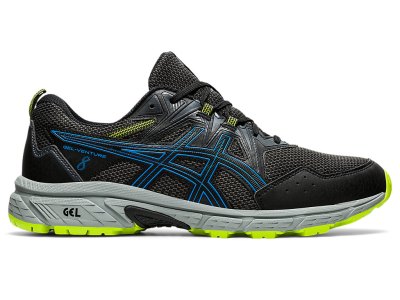 Men's Asics Gel-ventuRE 8 (4E) Trail Running Shoes Black/Directoire Blue Canada | CA2076-250