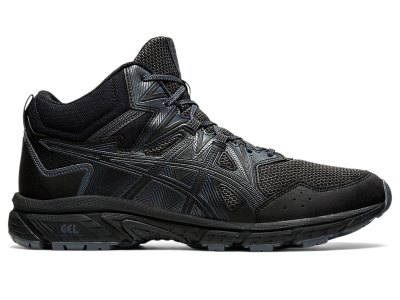 Men's Asics Gel-ventuRE 8 MT Trail Running Shoes Black/Black Canada | CA9017-257