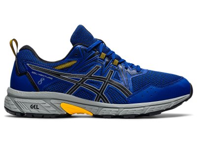 Men's Asics Gel-ventuRE 8 Trail Running Shoes Monaco Blue/Black Canada | CA5815-946