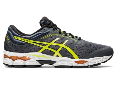 Men's Asics Gel-ziruss 3 MX Running Shoes Carrier Grey/Lime Zest Canada | CA4754-184