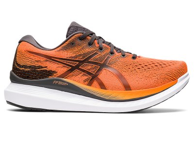 Men's Asics Glideride 3 Running Shoes Shocking Orange/Black Canada | CA6361-929