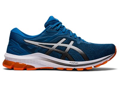 Men's Asics Gt-1000 10 (4E) Running Shoes Reborn Blue/Black Canada | CA0041-872