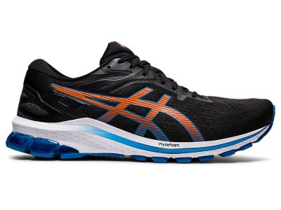 Men's Asics Gt-1000 10 Running Shoes Black/Reborn Blue Canada | CA5354-700