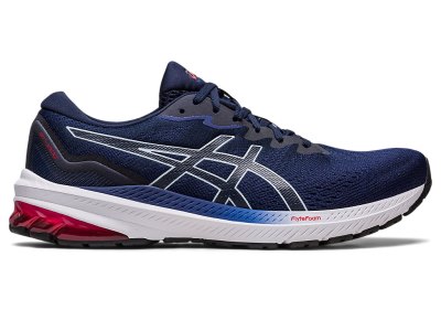 Men's Asics Gt-1000 11 (2E) Running Shoes Indigo Blue/Midnight Canada | CA1699-426