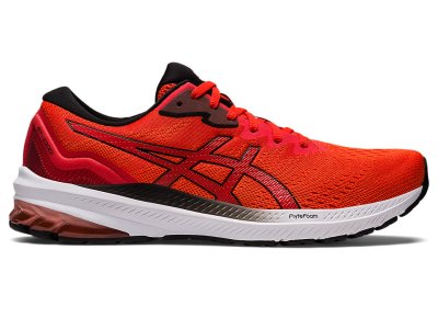 Men's Asics Gt-1000 11 Running Shoes Habanero/Black Canada | CA0383-861