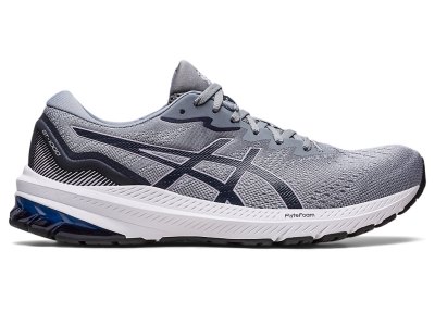 Men's Asics Gt-1000 11 Running Shoes Piedmont Grey/Midnight Canada | CA2284-519