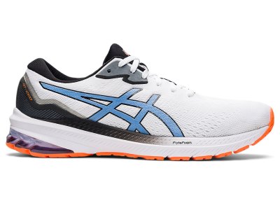 Men's Asics Gt-1000 11 Running Shoes White/Blue Harmony Canada | CA5257-887