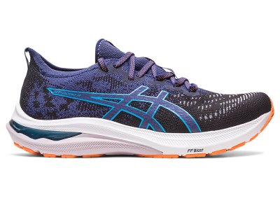 Men's Asics Gt-2000 11 Mk Knit Running Shoes Black/Indigo Blue Canada | CA3675-033