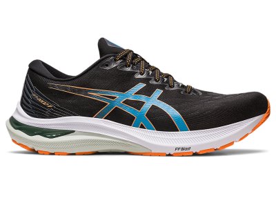 Men's Asics Gt-2000 11 Running Shoes Black/Sun Peach Canada | CA1600-722