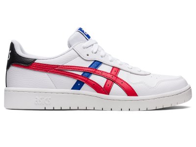 Men's Asics Japan S Netball Shoes White/Classic Red Canada | CA6993-470