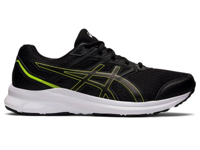 Men's Asics Jolt 3 (4E) Running Shoes Black/Hazard Green Canada | CA7467-635