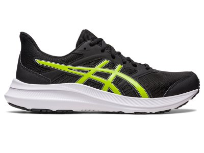 Men's Asics Jolt 4 Running Shoes Black/Lime Zest Canada | CA7718-635