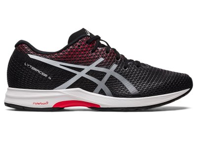 Men's Asics LyterACEr 4 Running Shoes Black/Classic Red Canada | CA4920-309