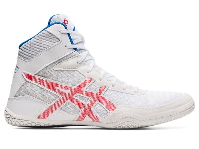 Men's Asics Matcontrol 2 Wrestling Shoes White/Electric Red Canada | CA9639-469