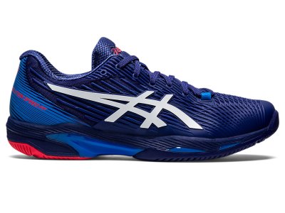 Men's Asics Solution Speed FF 2 Tennis Shoes Dive Blue/White Canada | CA4428-880