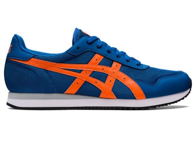 Men's Asics Tiger Runner Sneakers Lake Drive/Habanero Canada | CA4582-943