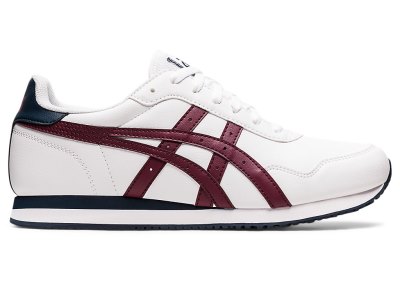 Men's Asics Tiger Runner Sneakers White/Roselle Canada | CA7928-306