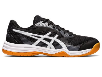 Men's Asics Upcourt 5 Volleyball Shoes Black/White Canada | CA5139-425