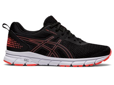 Women's Asics Gel-33 Running Shoes Black/Flash Coral Canada | CA7344-821