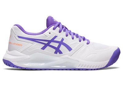 Women's Asics Gel-challenger 13 Tennis Shoes White/Amethyst Canada | CA2550-354