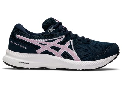 Women's Asics Gel-contend 7 Running Shoes French Blue/Barely Rose Canada | CA7297-931