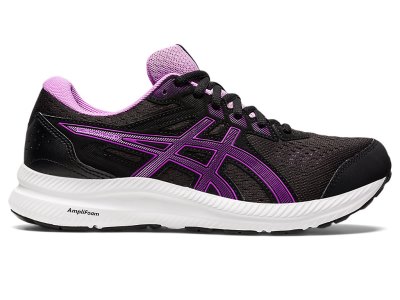 Women's Asics Gel-contend 8 Running Shoes Black/Orchid Canada | CA6778-993