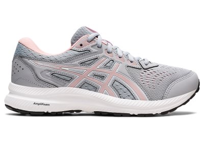 Women's Asics Gel-contend 8 Running Shoes Piedmont Grey/Frosted Rose Canada | CA8457-575