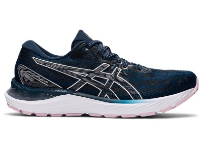 Women's Asics Gel-cumulus 23 Running Shoes French Blue/Pure Silver Canada | CA0276-689