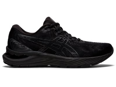 Women's Asics Gel-cumulus 23 Running Shoes Black/Graphite Grey Canada | CA7935-498