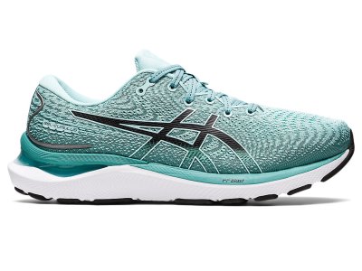 Women's Asics Gel-cumulus 24 Running Shoes Oasis Green/Black Canada | CA1135-311