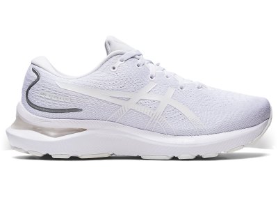 Women's Asics Gel-cumulus 24 Running Shoes White/White Canada | CA6362-719