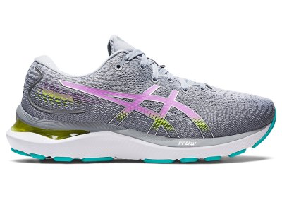 Women's Asics Gel-cumulus 24 Running Shoes Piedmont Grey/Lavender Glow Canada | CA7825-701