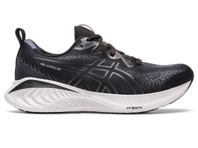 Women's Asics Gel-cumulus 25 Running Shoes Black/White Canada | CA9970-450