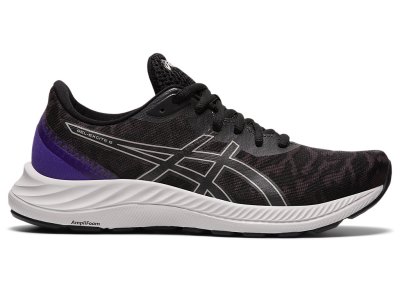 Women's Asics Gel-eXCite 8 Running Shoes Black/Oyster Grey Canada | CA7044-090