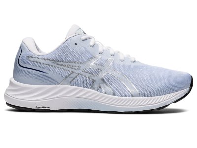 Women's Asics Gel-eXCite 9 Running Shoes White/Pure Silver Canada | CA3610-377