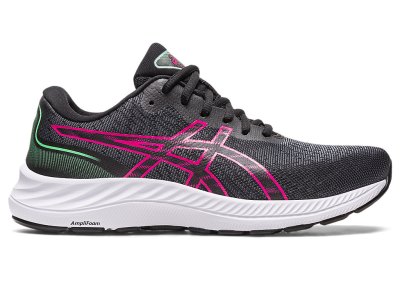 Women's Asics Gel-eXCite 9 Running Shoes Black/Pink Rave Canada | CA5959-891