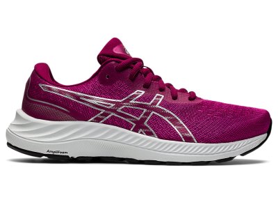 Women's Asics Gel-eXCite 9 Running Shoes Fuchsia Red/Pure Silver Canada | CA8314-321