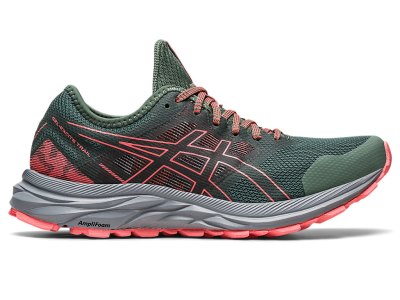 Women's Asics Gel-eXCite Trail Running Shoes Ivy/Papaya Canada | CA5226-038