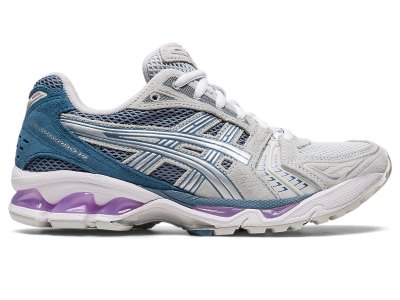 Women's Asics Gel-kayano 14 Sneakers Glacier Grey/Pure Silver Canada | CA9489-893