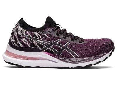 Women's Asics Gel-kayano 28 Mk Running Shoes Deep Plum/Black Canada | CA1439-195